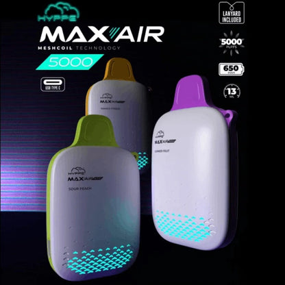 Hyppe Max Air 5,000 hits (pack 10pz)