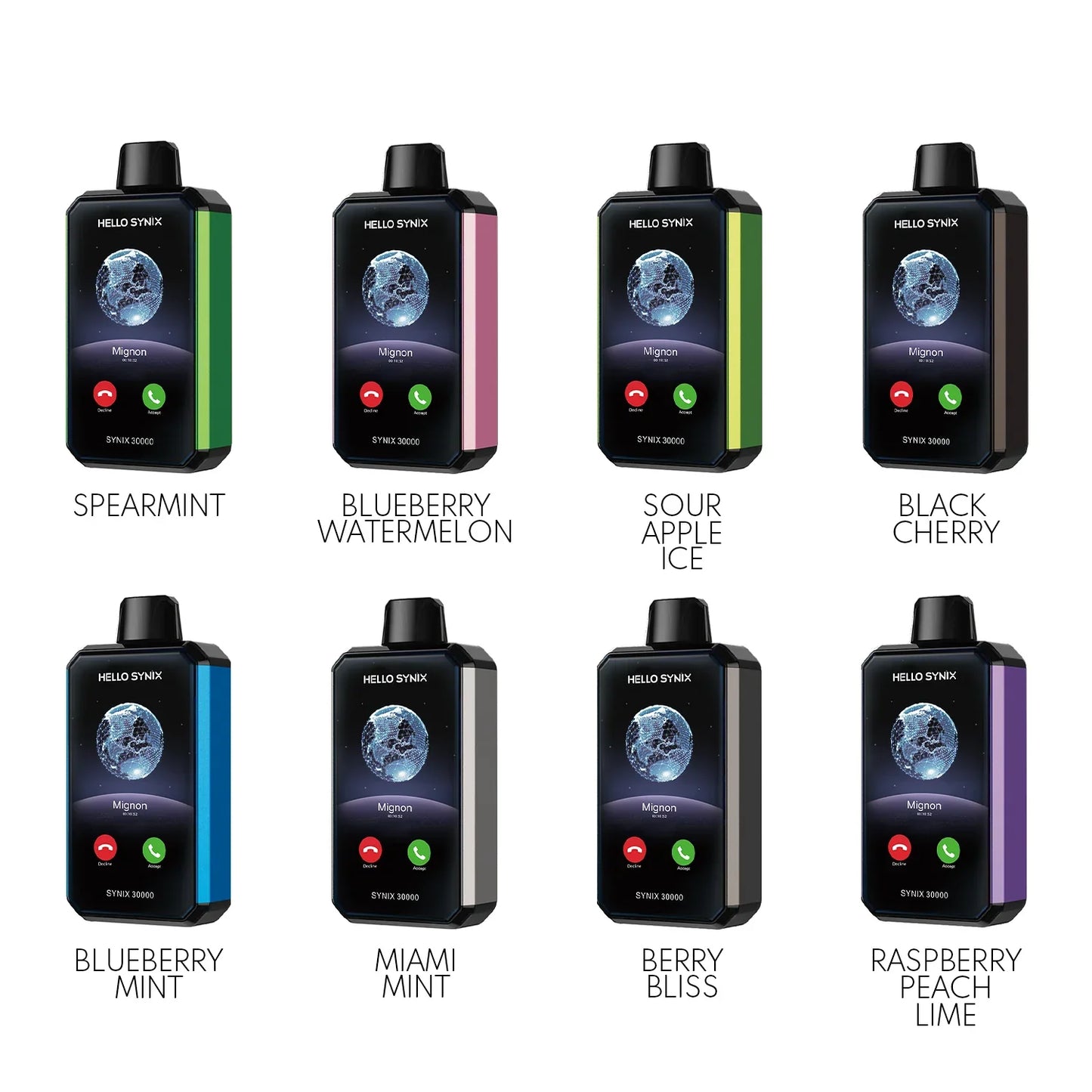 Hello Synix 30,000 hits smart vape