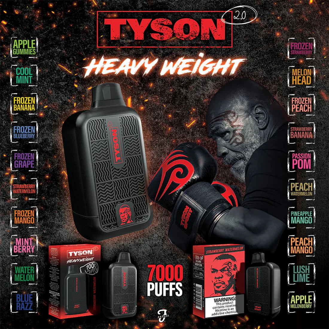 Tyson 2.0 Heavy Weight 7000 Puff