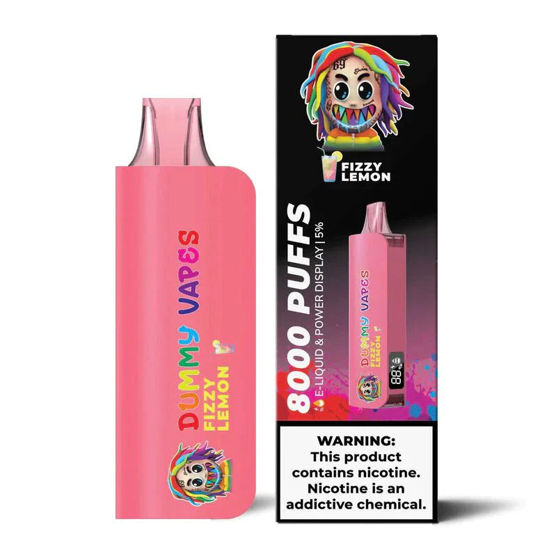Dummy x tekashi 6ix9ine 8,000 hits vape caja 10 piezas