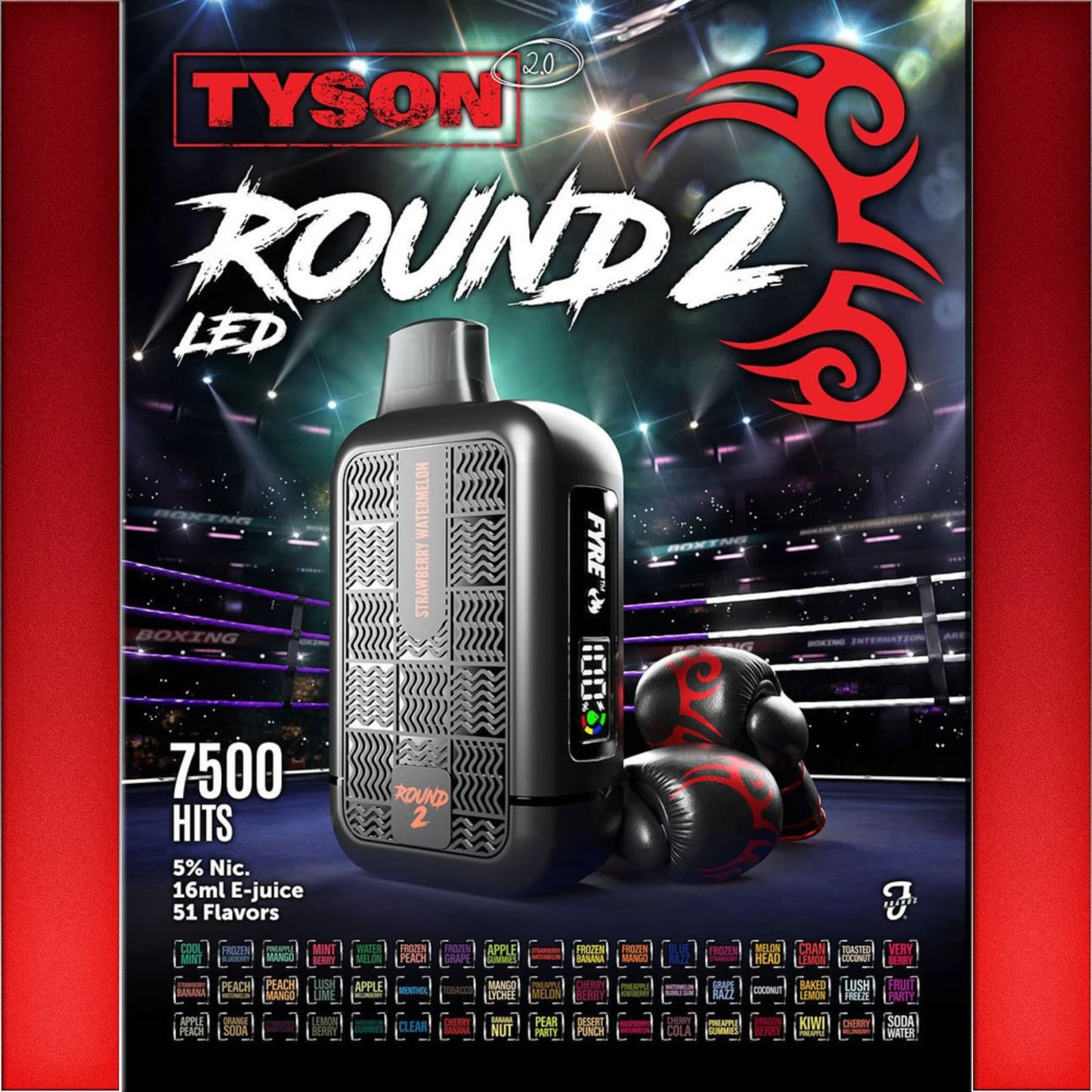 Tyson Round 2 7500 Hits
